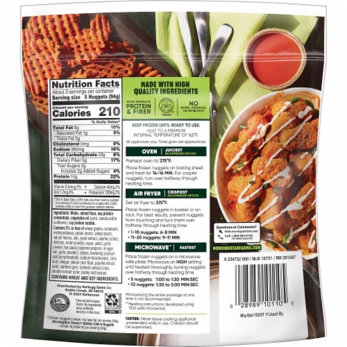 MorningStar Farms® Veggitizers Buffalo Vegan Chicken Wings Perspective: bottom