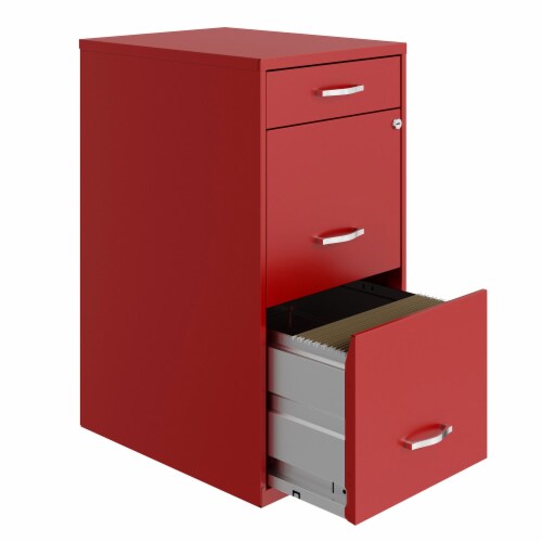 Space Solutions 18 Inch Wide 3 Drawer File Organizer Cabinet for