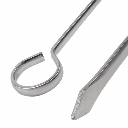 8 inch BBQ Skewers Set of 24, Used for Barbecuing MeatStainless Steel, Barbeque Accessories Perspective: bottom