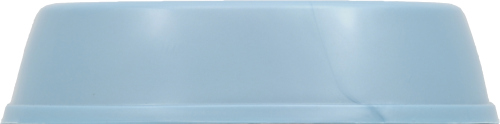Petmate Small Oval Plastic Double Bowl Pet Food Dish Perspective: bottom