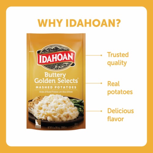 Idahoan Buttery Golden Selects® Mashed Potatoes Perspective: bottom