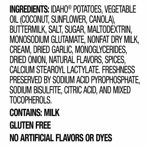 Idahoan® Mashed Potatoes Seasoned with Hidden Valley® Original Ranch® Perspective: bottom