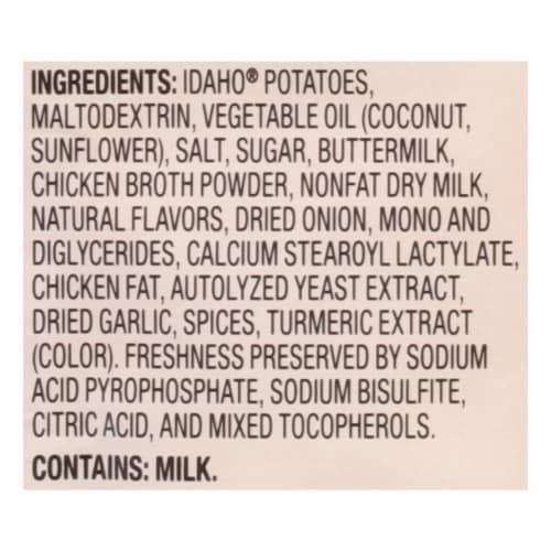 Idahoan® Chicken Broth Mashed Potatoes Perspective: bottom