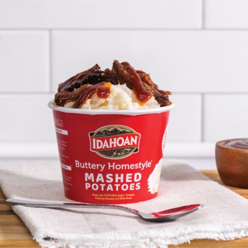 Idahoan® Buttery Homestyle® Mashed Potatoes Cups Perspective: bottom