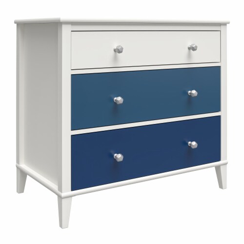 Little Seeds Monarch Hill Poppy 3 Drawer Dresser with 2 Sets of Knobs Blue 19.06 x 35.56 x 31.50 Baker s