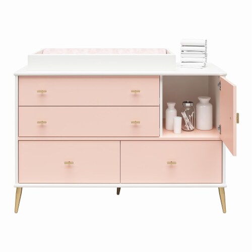 Valentina 4 Drawer 1 Door Convertible Dresser Changing Table