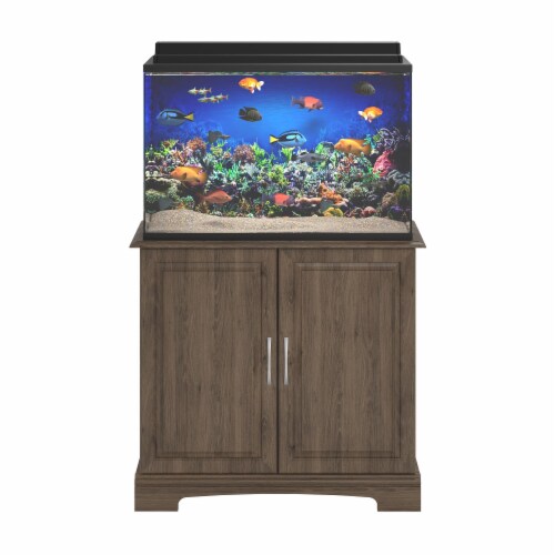 Harbor 29 37 Gallon Aquarium Stand Rustic Oak 14.69 x 33.07 x