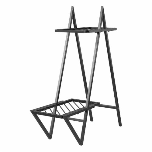 Wallflower Plant Stand, Black Perspective: bottom