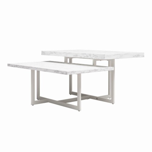 Brielle Coffee Table, Marble Perspective: bottom