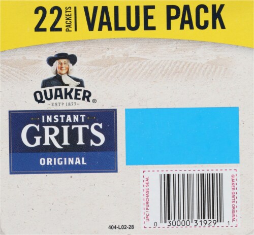 Quaker Original Instant Grits Perspective: bottom