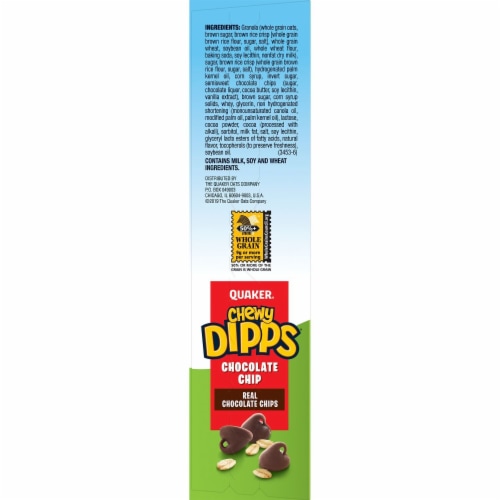 Quaker Chewy® Dipps Chocolate Chip Granola Bars Perspective: bottom