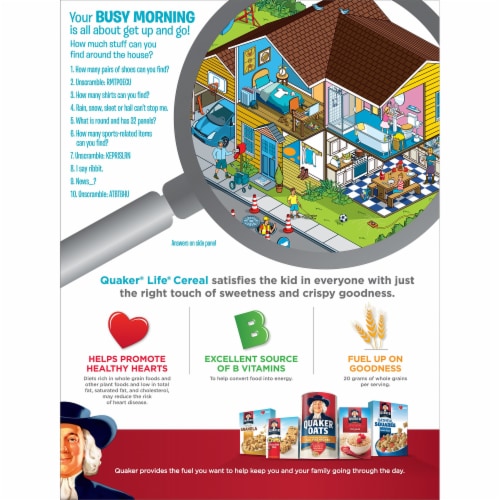 Life Multigrain Cereal Variety Pack 4 Count Perspective: bottom