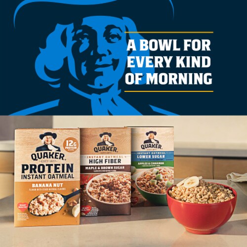 Quaker® Apple Cinnamon Instant Oatmeal Perspective: bottom