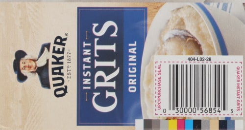 Quaker® 2 Minute Quick Instant Grits Perspective: bottom