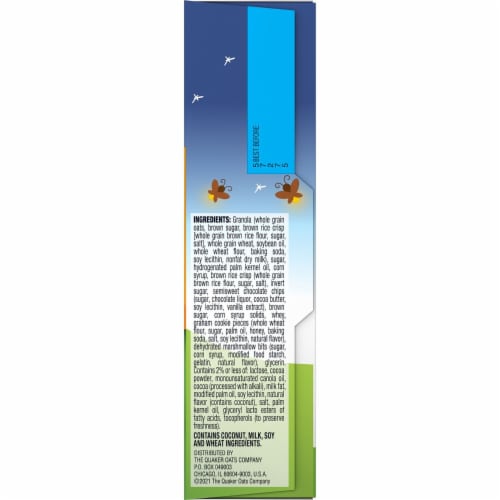 Quaker Chewy Mini Dipps Summer Night S'mores Granola Bars Perspective: bottom