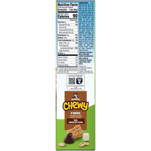 Quaker Chewy® S'mores Granola Bars Perspective: bottom