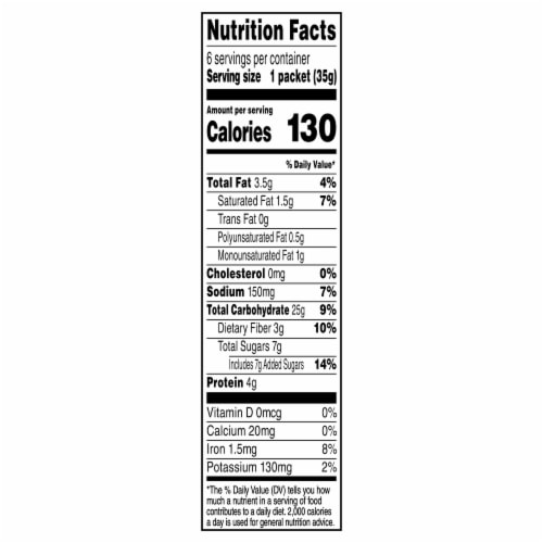 Quaker Chocolate Flavor Instant Oatmeal Perspective: bottom