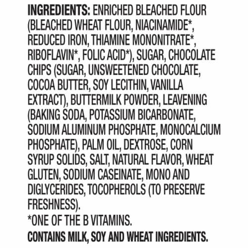 Pearl Milling Company Pancake Cups Chocolate Chip Perspective: bottom