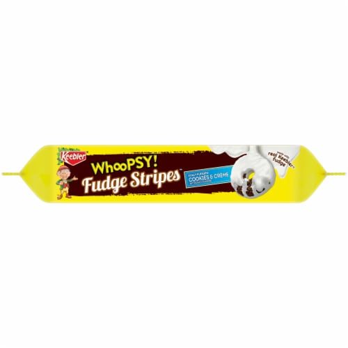 Keebler® Whoopsy! Fudge Stripes Cookies & Creme Cookies Perspective: bottom