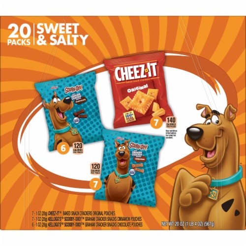 Kellogg's Sweet and Salty Variety Pack Perspective: bottom