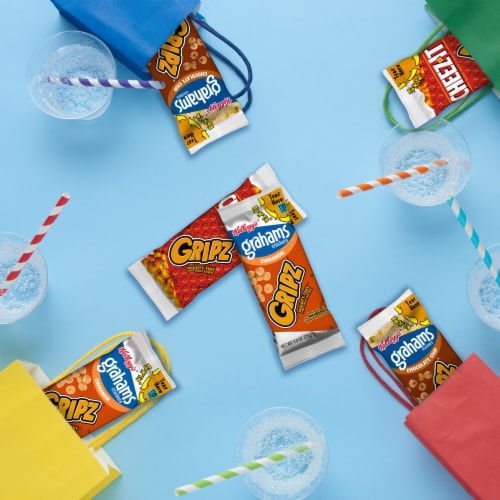 Kellogg's® Gripz Sweet & Salty Tiny Cheese Crackers Variety Pack Perspective: bottom