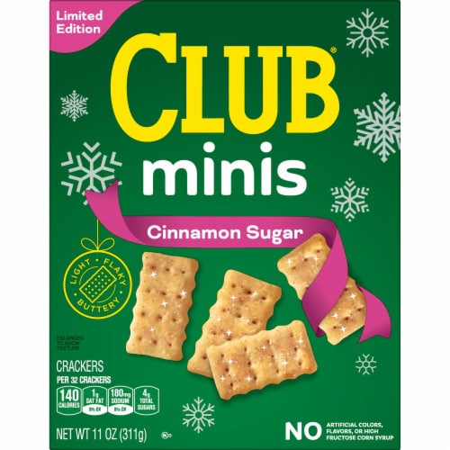 Club Minis Cinnamon Sugar Mini Snack Crackers Perspective: bottom