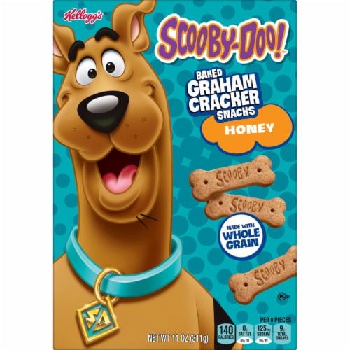 Kellogg's SCOOBY-DOO! Honey Baked Graham Cracker Snacks Perspective: bottom