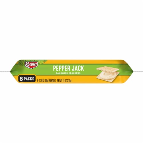 Keebler Pepper Jack Sandwich Crackers Perspective: bottom