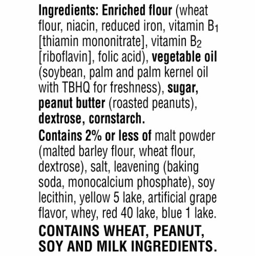 Keebler PB and J Sandwich Crackers Perspective: bottom
