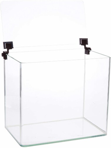 Penn plax curved discount corner glass aquarium kit