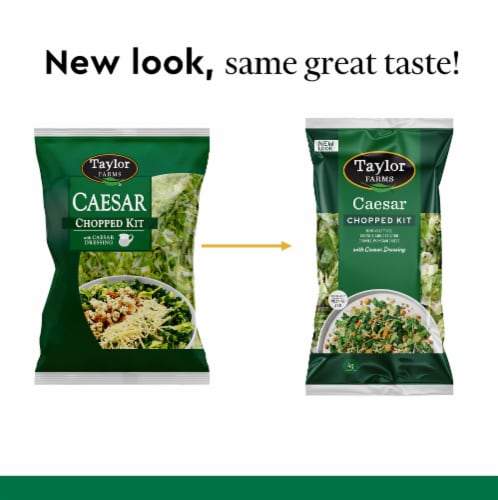 Taylor Farms® Caesar Chopped Salad Kit Bag Perspective: bottom