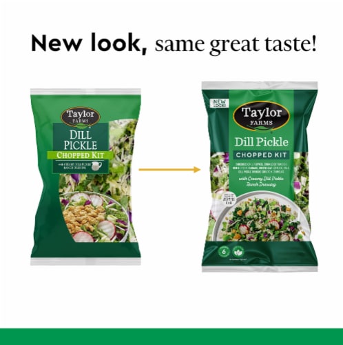 Taylor Farms® Dill Pickle Chopped Salad Kit Bag Perspective: bottom