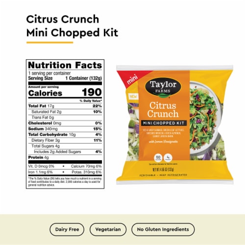 Taylor Farms® Citrus Crunch Mini Chopped Salad Kit Perspective: bottom