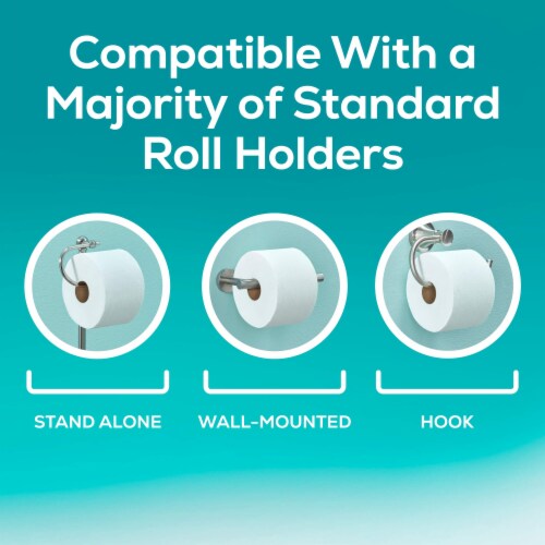 Angel Soft® Super Mega Toilet Paper Rolls Perspective: bottom