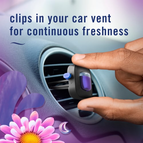 Febreze Car Odor Eliminating Air Freshener Vent Clips, Ocean, 2 Count 