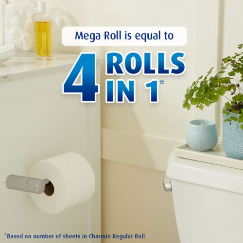 Charmin Ultra Soft Mega Roll Toilet Paper Perspective: bottom