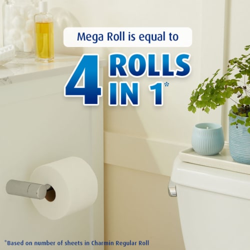 Charmin Ultra Soft Mega Roll Toilet Paper Perspective: bottom