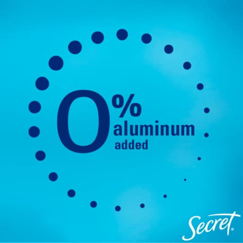 Secret Aluminum Free Coconut and Hemp Seed Oil Dry Spray Deodorant Perspective: bottom