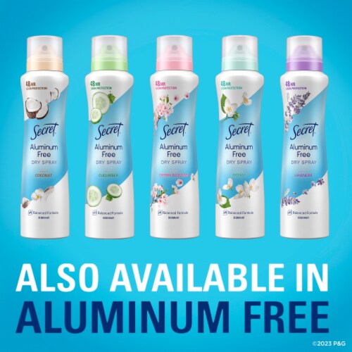 Secret White Peach and Argan Oil Dry Spray Antiperspirant Deodorant Perspective: bottom