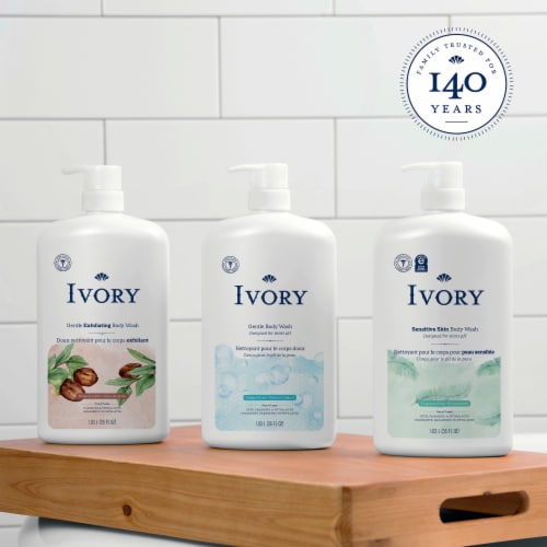 Ivory Original Body Wash Pump Perspective: bottom