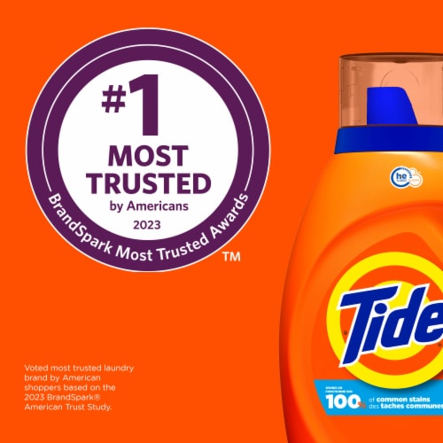 Tide HE Clean Breeze Liquid Laundry Detergent Perspective: bottom