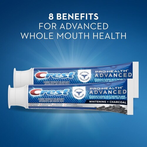 Crest Pro-Health Advanced Whitening + Charcoal Toothpaste Perspective: bottom