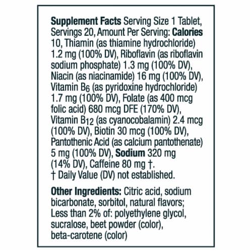 VOOST Orange Mango Flavor Effervescent Vitamin Drink Tablet Perspective: bottom