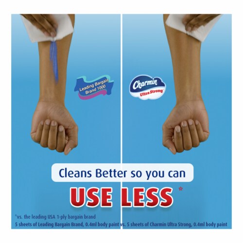 Charmin® Ultra Strong™ Super Mega Bath Tissue Rolls Perspective: bottom