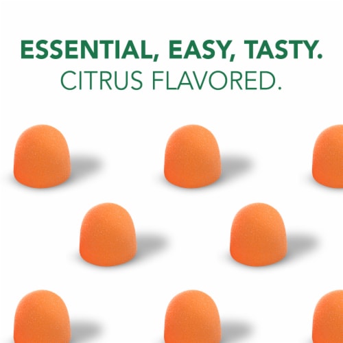 Vicks Super C Vitamin C Citrus Flavored Gummies Perspective: bottom