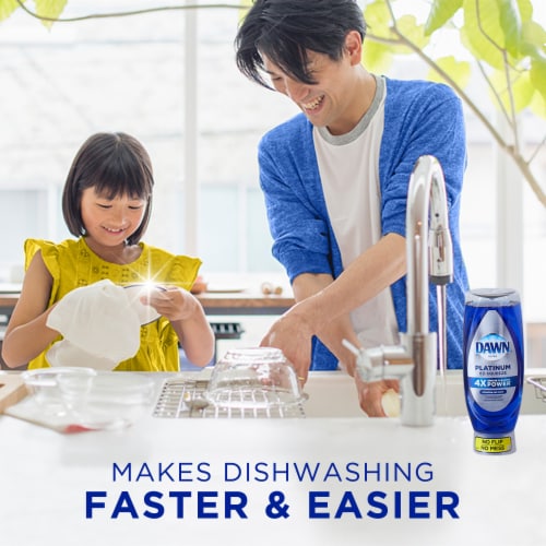 Dawn EZ-Squeeze Platinum Green Papaya Scent Dishwashing Liquid Perspective: bottom