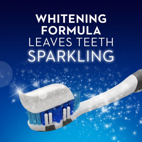 Crest 3D White Brilliance Vibrant Peppermint Teeth Whitening Toothpaste Perspective: bottom