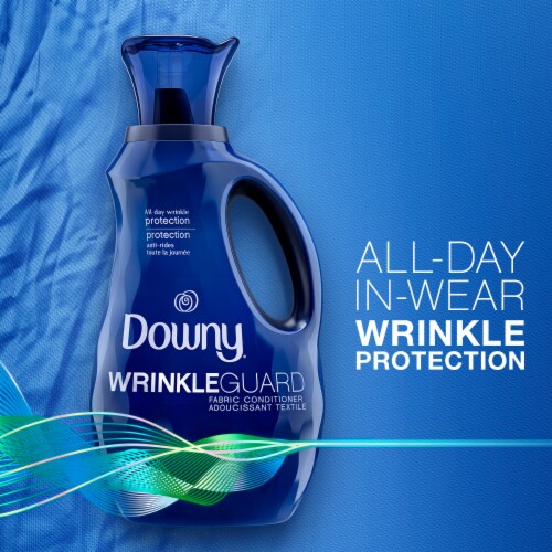 Downy Liquid Wrinkle Guard Fresh Fabric Softener and Conditioner Perspective: bottom