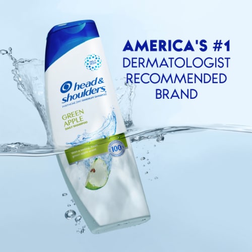 Head & Shoulders Green Apple Dandruff Shampoo Perspective: bottom