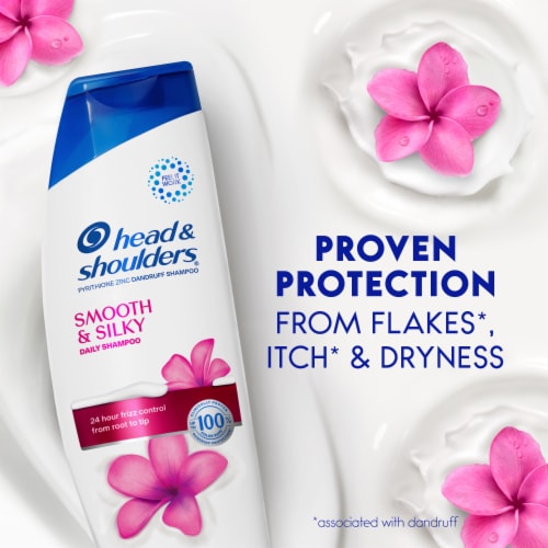 Head and Shoulders Smooth and Silky Dandruff Shampoo Perspective: bottom